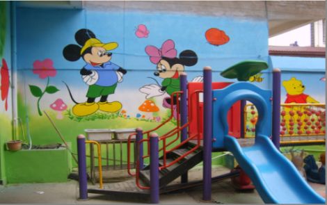 温县幼儿园室外彩绘
